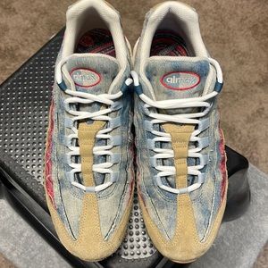 Nike Air Max 95 Wild West BV6059 200 Parachute Red Blue Denim